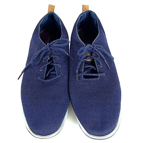 Angeles Shoes Wingtip Sneakers Navy 